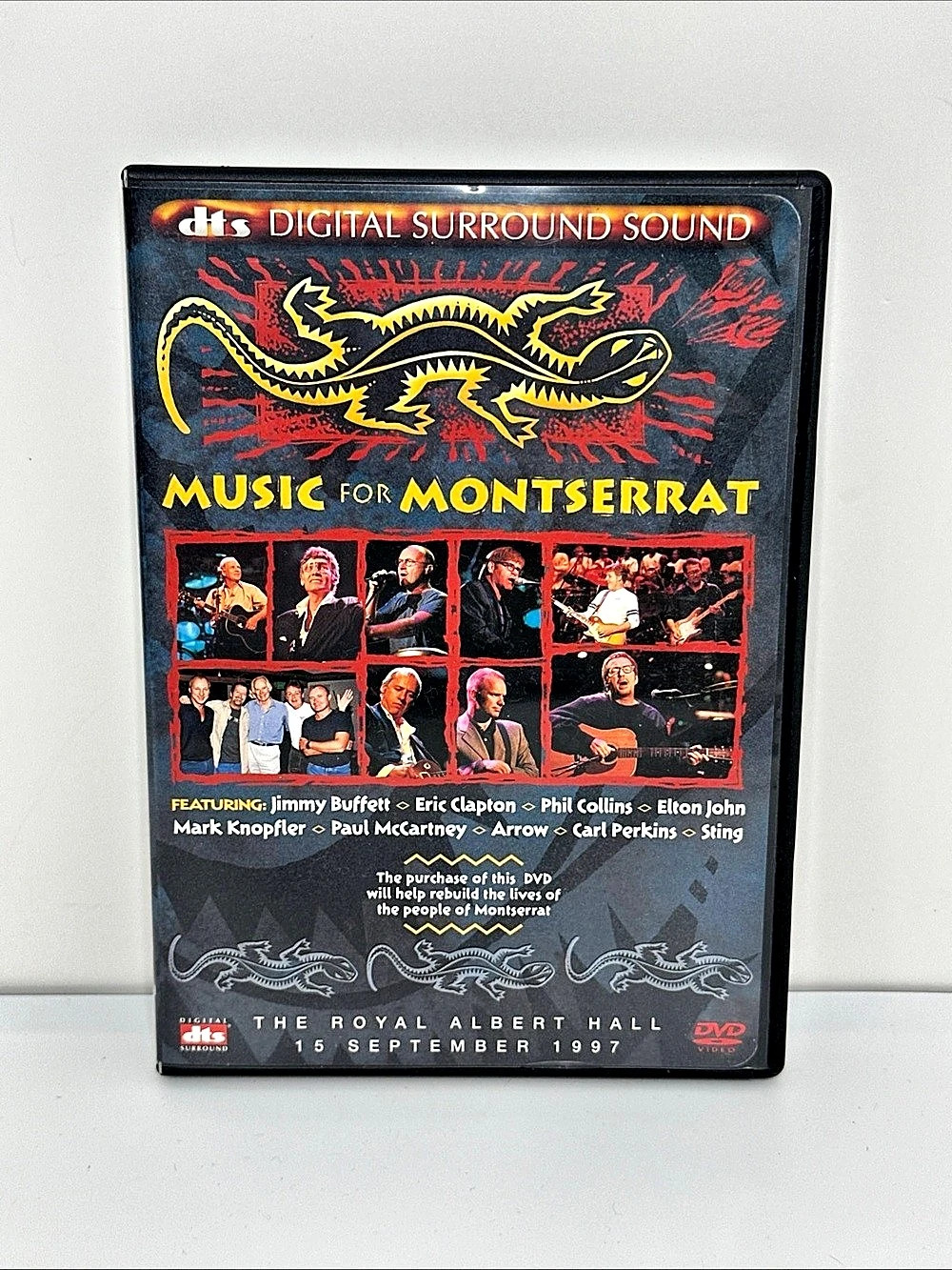 Music for Montserrat 1997 Royal Albert Hall Concert DVD McCartney Clapton